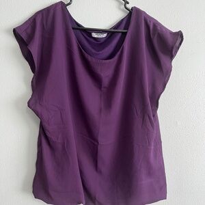 Zeagoo purple blouse size S